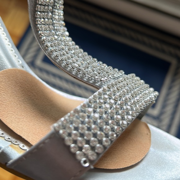 KISS KISS silver heels with crystals size 37 - Picture 10 of 12